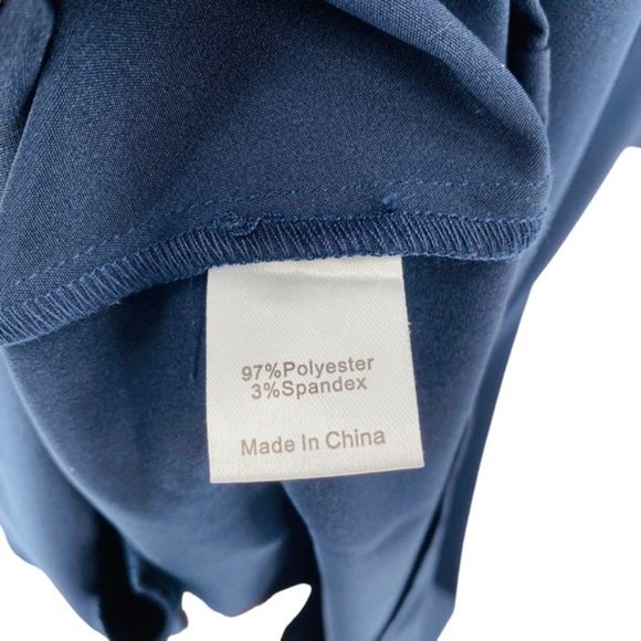 Tuckernuck | NEW Navy Daphne Bow Preppy Party Long Sleeve Mini Dress Size Medium - Picture 11 of 11